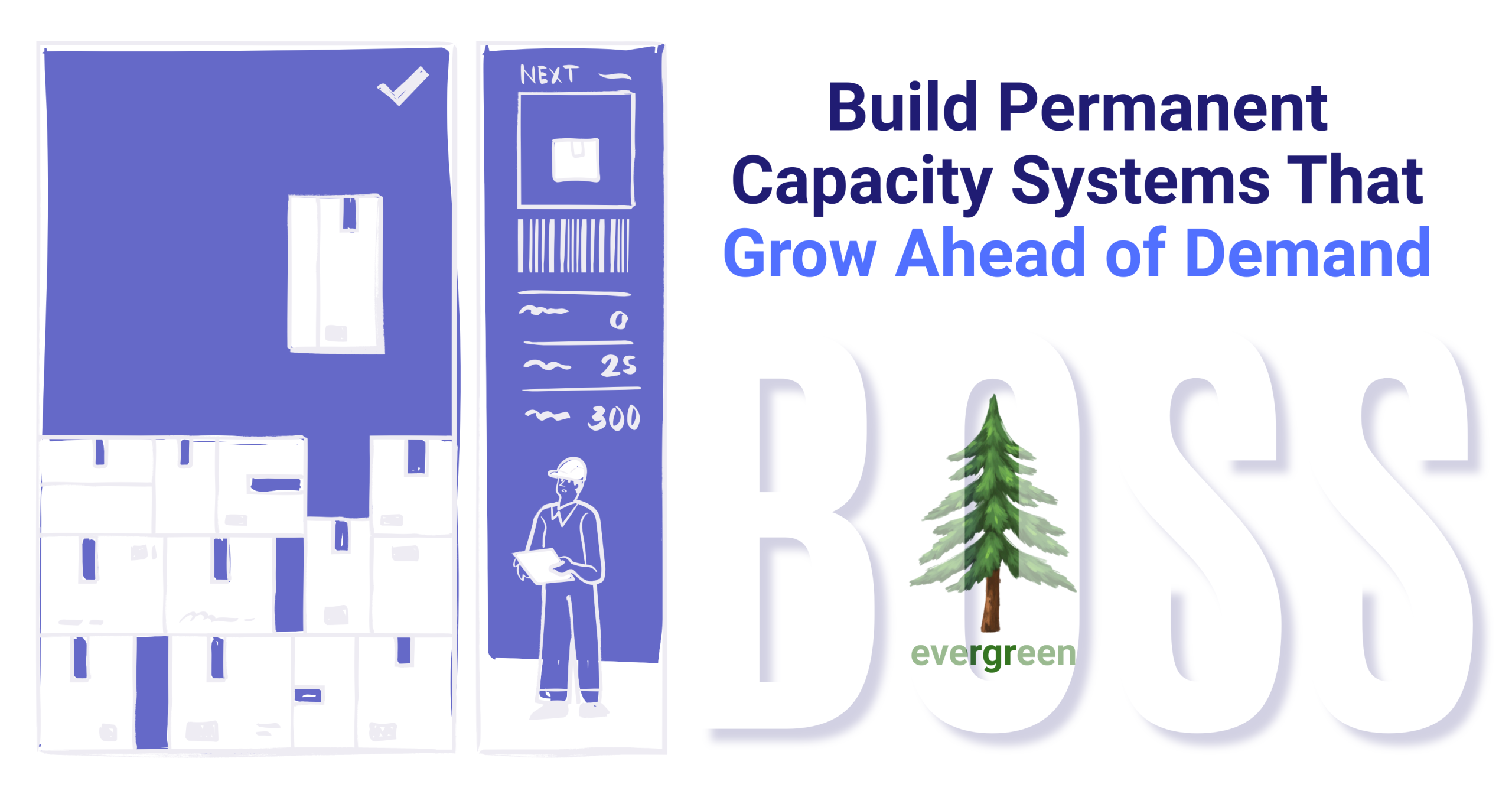 Build permanent capacity systems that grow ahead of demand – Evergreen