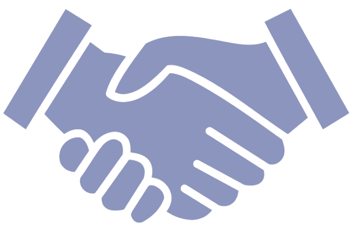 Shaking hands—confidence BOSS homepage logo