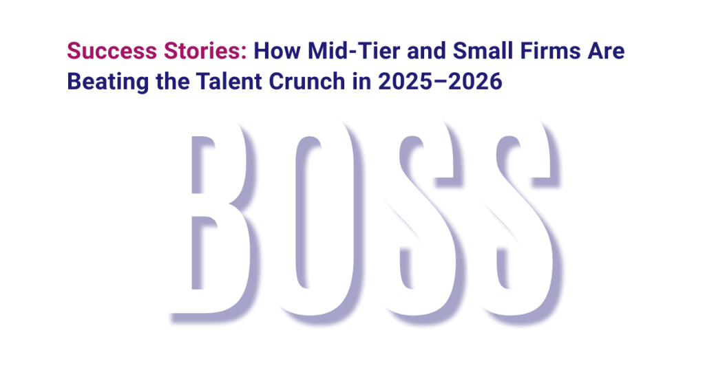 Success stories beating talent shortage in Australian accounting firms featured image with BOSS branding