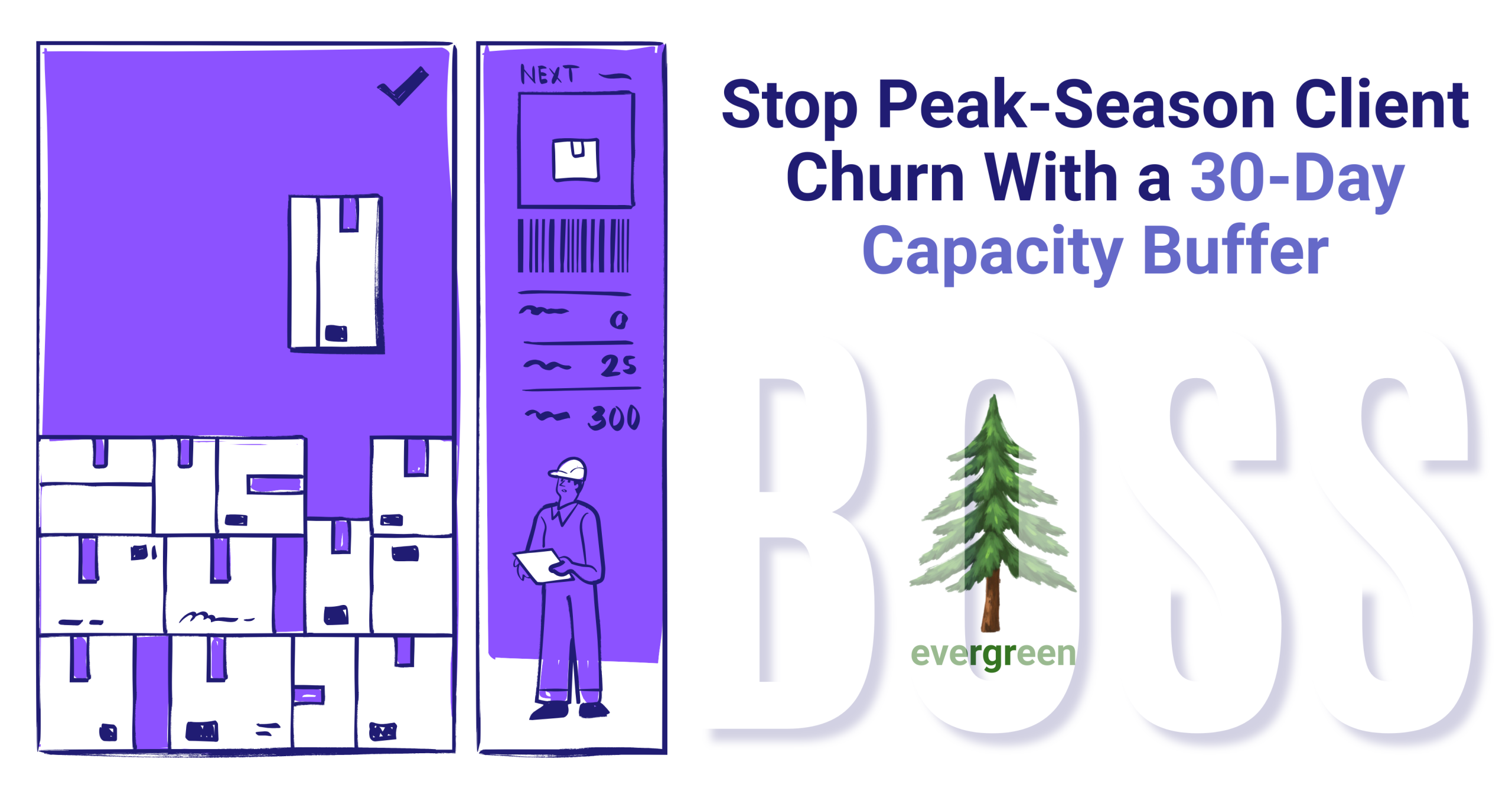 Stop peak-season client churn with a 30-day capacity buffer – Evergreen